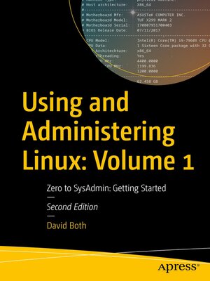 cover image of Using and Administering Linux, Volume 1